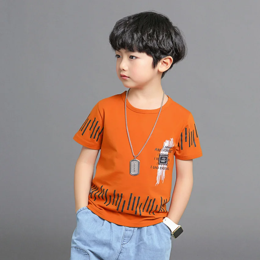 Дизайн, летняя детская хлопковая футболка с короткими рукавами для маленьких мальчиков, детские топы, футболка, одежда футболки для мальчиков пляжная одежда