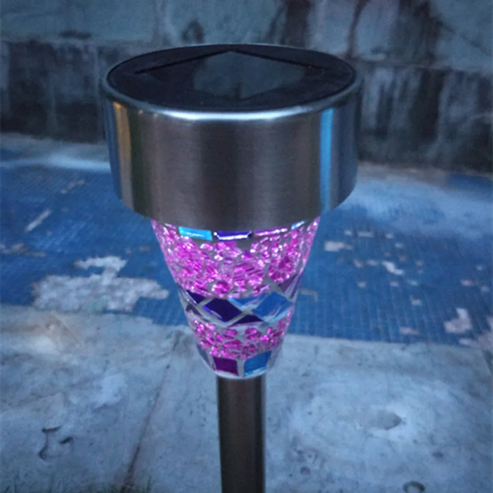 purple lights solar