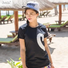 Любителей пляжа, пляжные медового месяца, обувь для мужчин и женщин с короткими рукавами из хлопка футболка, Большие размеры быстросохнущие Шорты