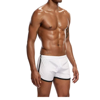 

Mens Gym Training Shorts Men Sports Casual Clothing Fitness Workout Running Grid quick-drying Compression Shorts Athletics