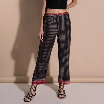 

Women pants casual printed streetwear trousers 2018 Spring Summer OL WS6709Y