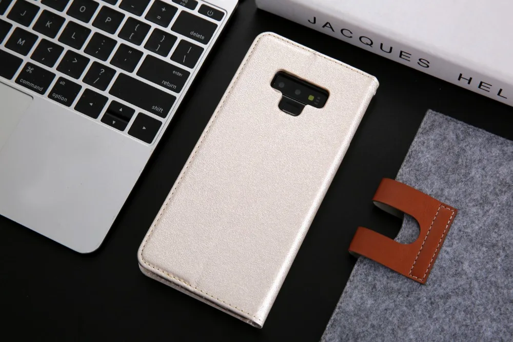 Шелковый кожаный чехол-бумажник для samsung Galaxy Note 9, флип-чехол для телефона, Роскошный чехол для samsung Galaxy Note 9