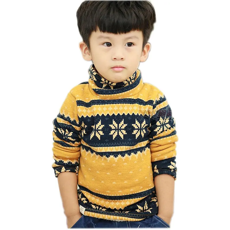 Aliexpress.com Buy Boys Sweaters Kids Winter Sweater Snow Plus Thick Velvet Boys Christmas Sweaters Turtleneck Kids Boys Pullover from Reliable sweater