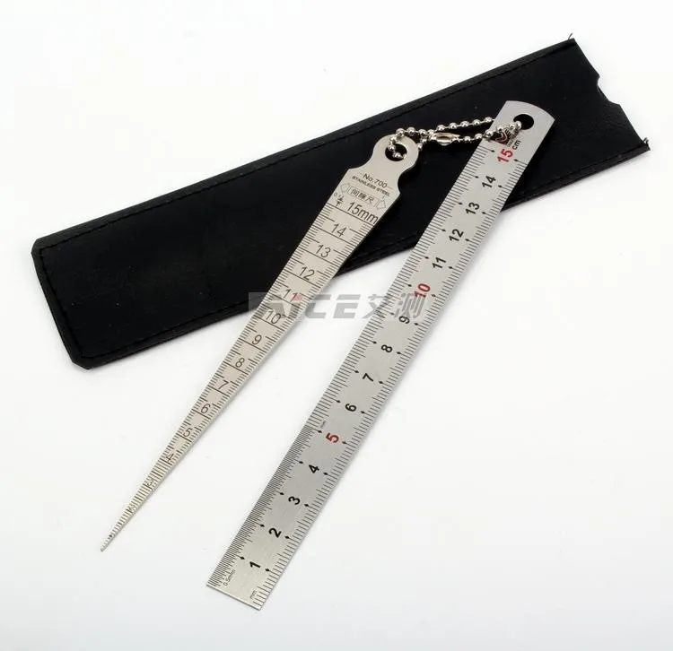 

1-15mm gap taper tapered cone, inner diameter ruler, sheath
