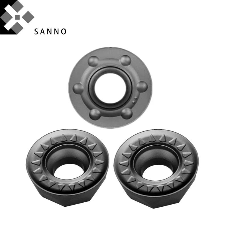 

RDMW10T3MO-A27 / 1204MOT-A27 WAP35 milling machining tools indexable cnc tungsten carbide milling inserts RDMW