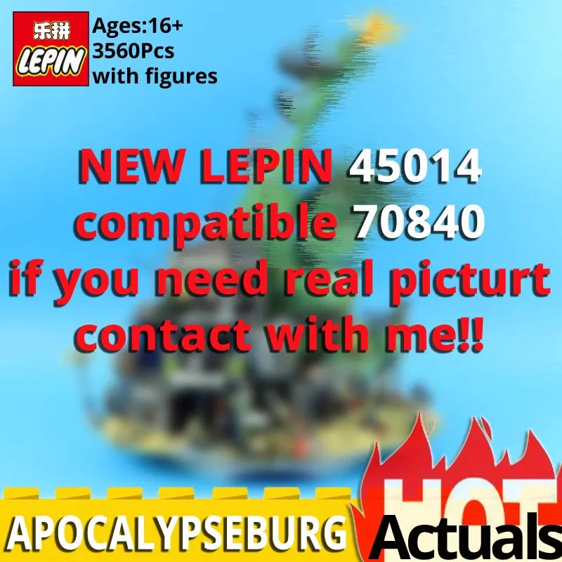 

DHL Lepin movie 2 Series 45014 Welcome to APOCALYPSEBUR compatible legoINGs House Building Bricks Blocks toys for children gifts