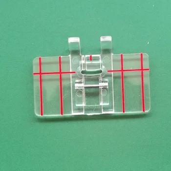 

New 1PC Sewing Machine Sewing Presser Foot 605 Accessories Transparent Parallel for for Brother Juki Singer and so on costura