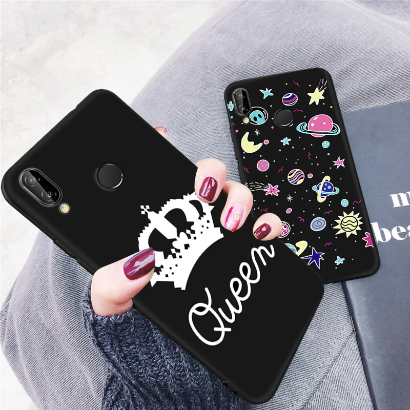 ТПУ чехол для телефона с рисунком для huawei Honor 8X Max 9X Pro Note 10 9 Lite 7X V9 Play 6C Pro Magic 2 Space Cartoon Cover Patten Coque