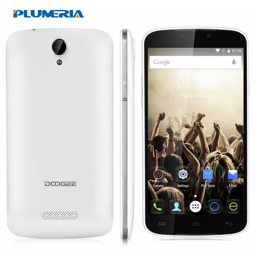 NEW Original Doogee X6 Mobile Phone 5.5&quot HD Android MTK6580 Quad Core 1GB RAM 8GB ROM 5MP 3000mAh Smartphone | Мобильные