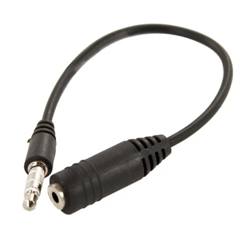 

2.5 mm Female to 3.5 mm Male 3 Rings Jack Stereo Adapter On/Off Enabled