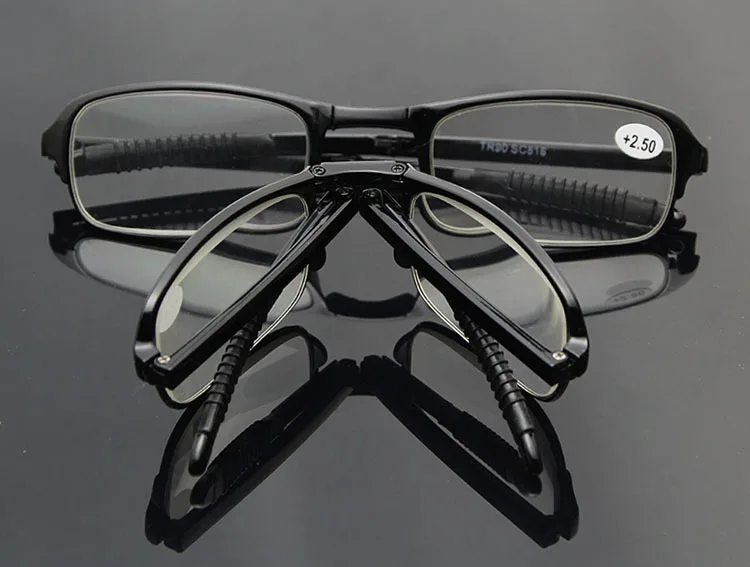 Анти-усталость очки для чтения для мужчин карманные портативные очки для чтения складной чехол с лупой очки Oculos Dobravel