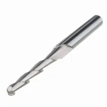 1PC 3,175 MM Fräser Vhm 2mm Dia Spirale 2 Flöten Ball Nase Ende Mühle CNC Gravur bit Woodenworking Zubehör(China)