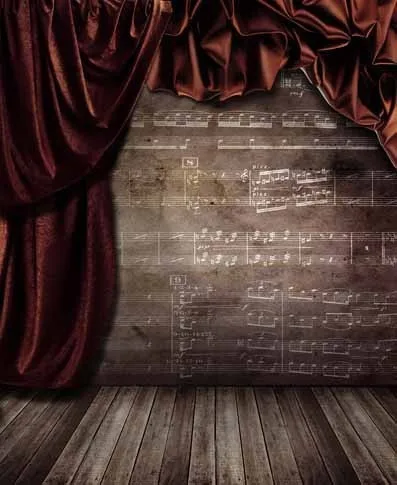 Stage Vintage Wood Floor For Studio Camera Photo