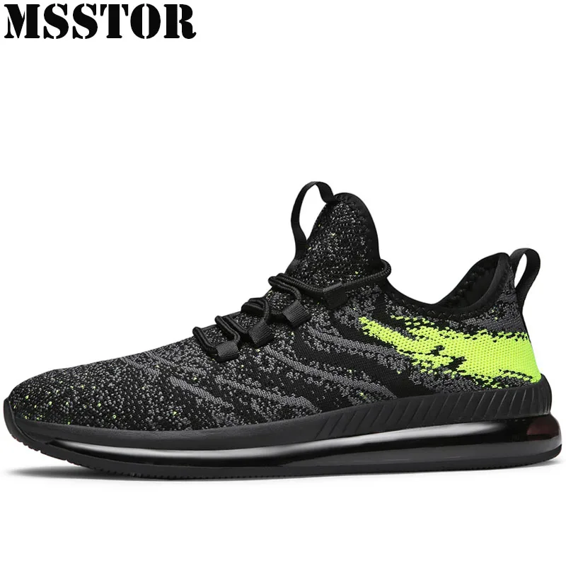 MSSTOR 2019 New Casual Fashion Running Shoes For Men Athletic Walking Sport Shoes Man Brand Breathable Knitting Sneakers Male MSSTOR 2019 New Casual Fashion Running Shoes For Men Athletic Walking Sport Shoes Man Brand Breathable Knitting Sneakers Male