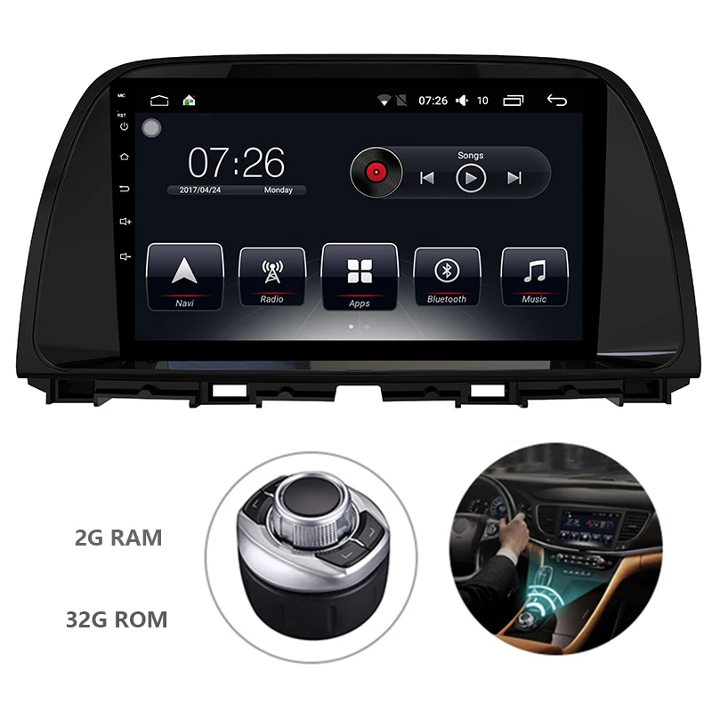 

Android 7.1 Car DVD Multimedia Player One Din 9 Inch Touch Screen For MAZDA CX-5 2015-2016 With Carplay/Bluetooth/Mirror link