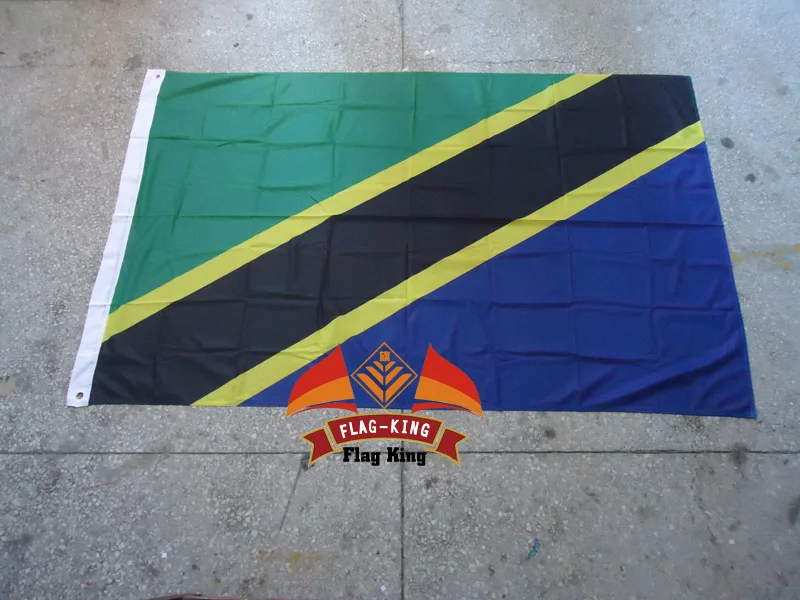 Национальный флаг Танзании, полистер Танзании кантри баннер, цифровая печать, размер 90*150 см