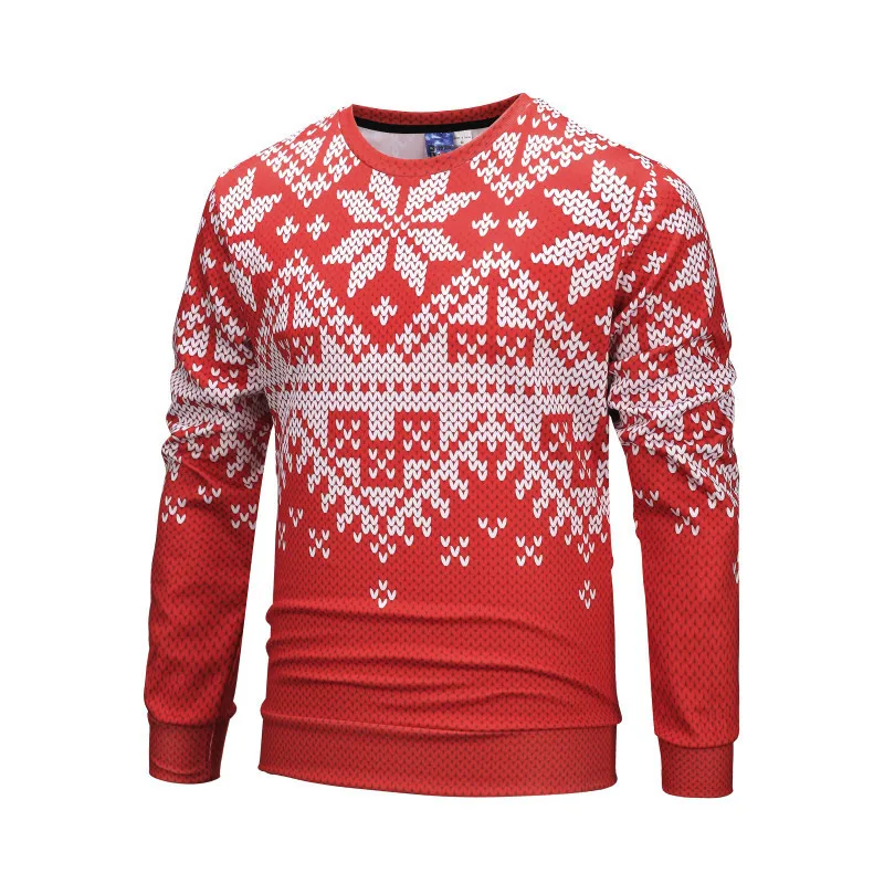 

Funny Merry Christmas Pullover Sweatshirt Men/Women Santa Claus Elk Snowflake Print 2020 New Year Polyester 3d Hoodie Clothes