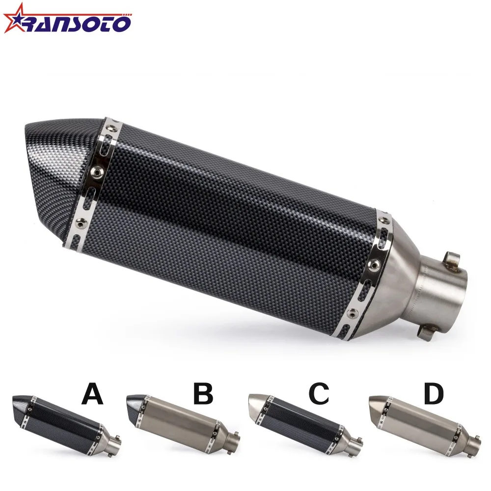 

RANSOTO High Quality Universal 38-51mm Motorcycle Exhaust Muffler