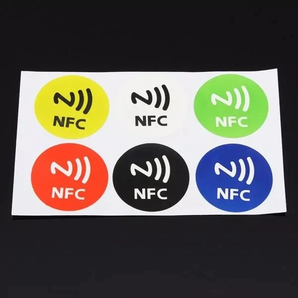 6 шт. водонепроницаемые NFC метки NTAG213 чип RFID клейкая этикетка наклейка для