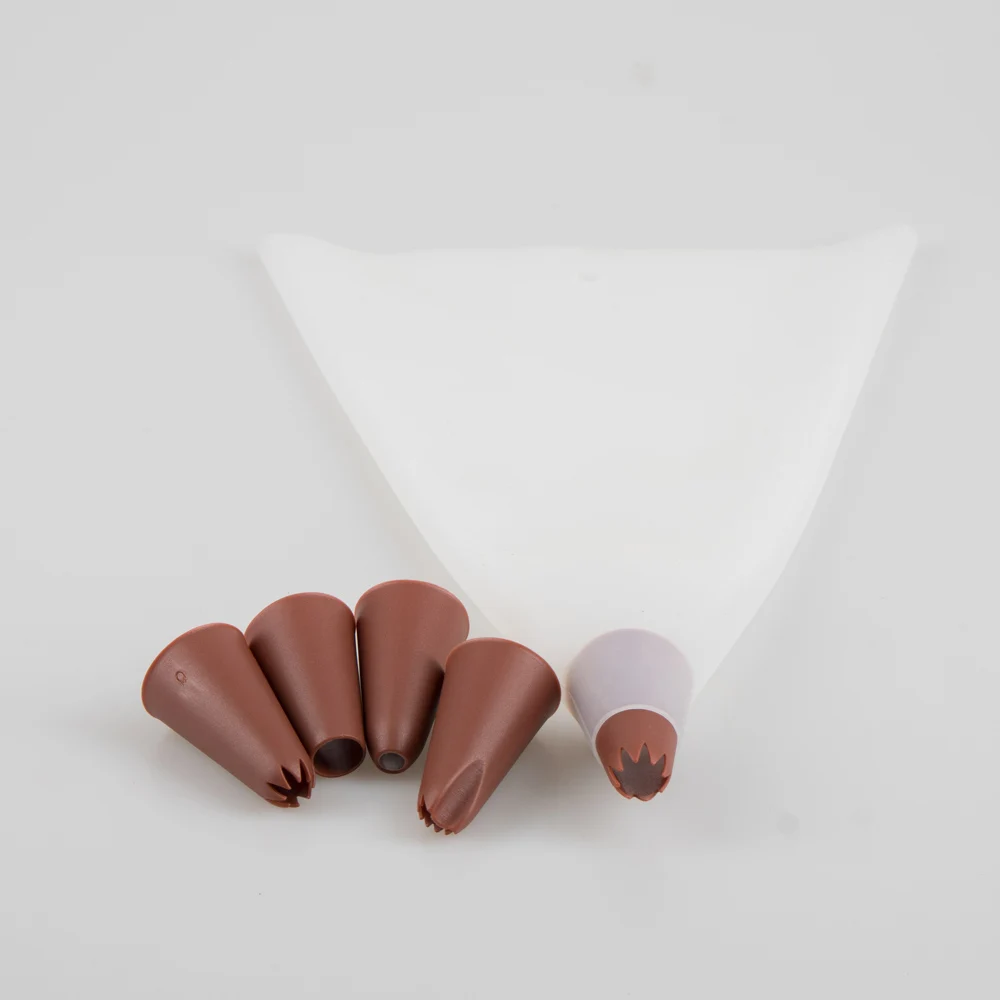 

Tools set confectionery (pastry bag 1 pcs., Curly tips (6 pcs.)) Form cake pan protven baking dish Confectionery tools 856-034