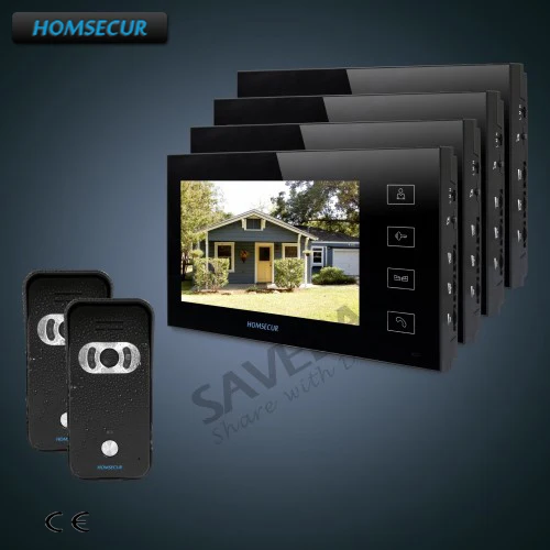 

HOMSECUR 7" Wired Hands-free Video&Audio Home Intercom with Transportation from RU+Dual-way Intercom