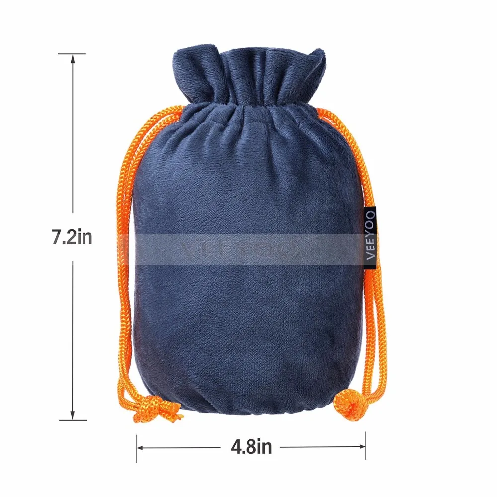 Veeyoo Inflatable Neck Pillow With Ear Plugs Eye Mask And Veeyoo Inflatable Neck Pillow With Ear Plugs Eye Mask And Drawstring Bag Portable Washable Soft Airplane Car Travel In Pillows From Home