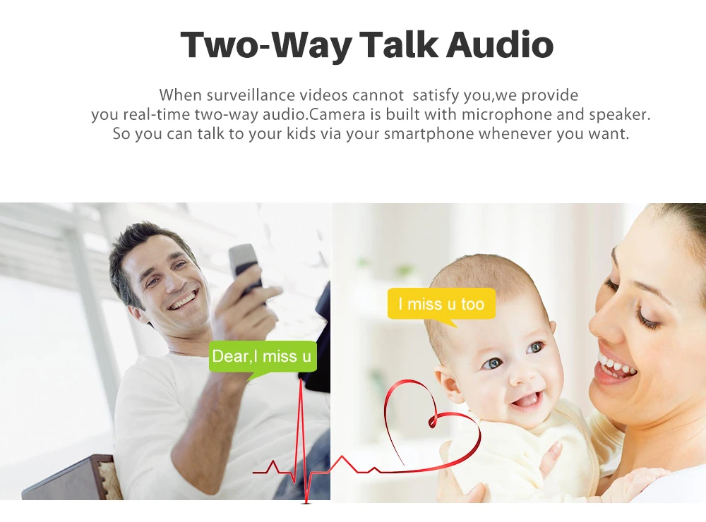 Home Security Camera 2mp 1080P Wifi Camera Night Vision 2-Way Audio Elderly Baby Monitor Surveillance YOOSEE Wireless IP Camera
