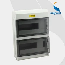 Saipwell горячее! IP66 коробка выключателя 24 способами Водонепроницаемый ПК наружная распределительная коробка 380*273*110 мм