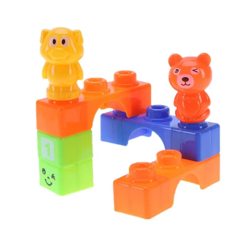 Lovely Plastic Building Block Bricks Baby Educational DIY Handwork Building Game Toy Fun Developmental Block with Storage Bag baby-building-blocks : image Lovely Plastic Building Block Bricks Baby Educational DIY Handwork Building Game Toy Fun Developmental Block with Storage Bag baby-building-blocks