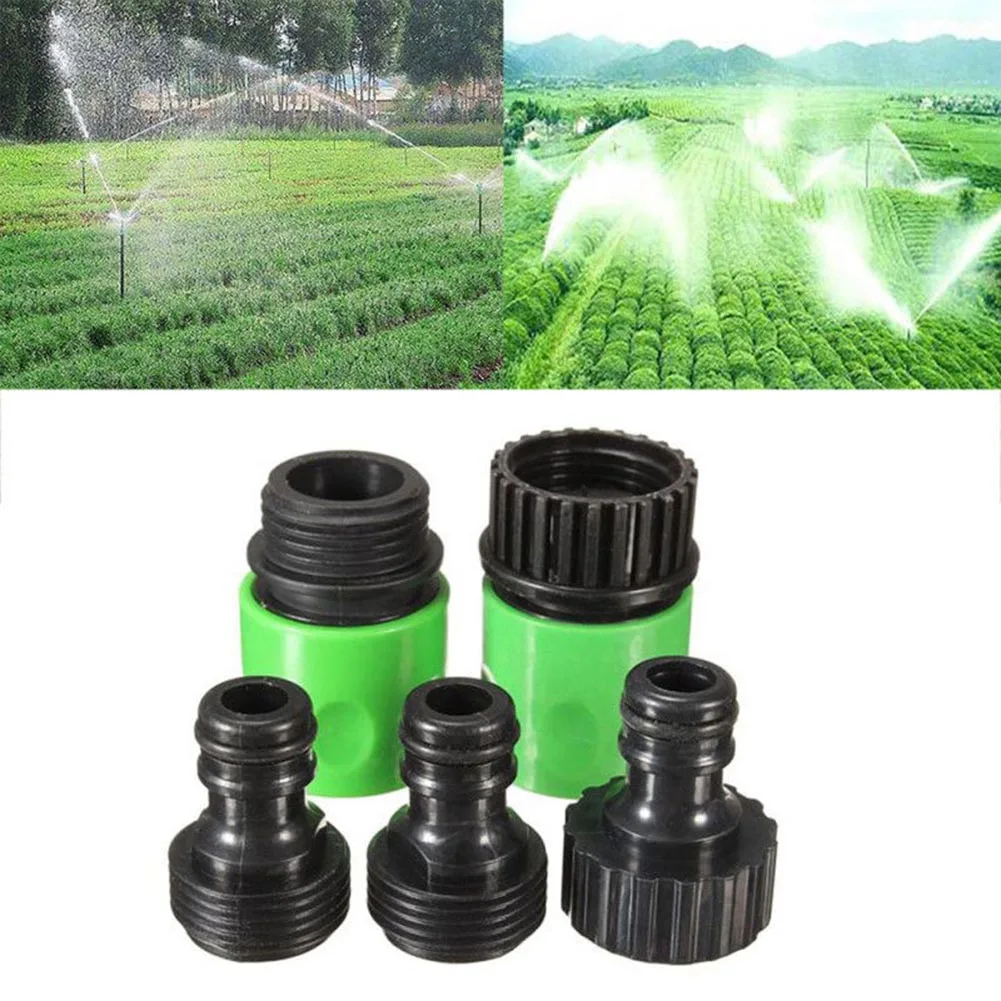 

5 Pcs Hose Quick Connector Set Plastic Garden Tap Adapters for Garden Lawn Agricultural Irrigation LBShipping