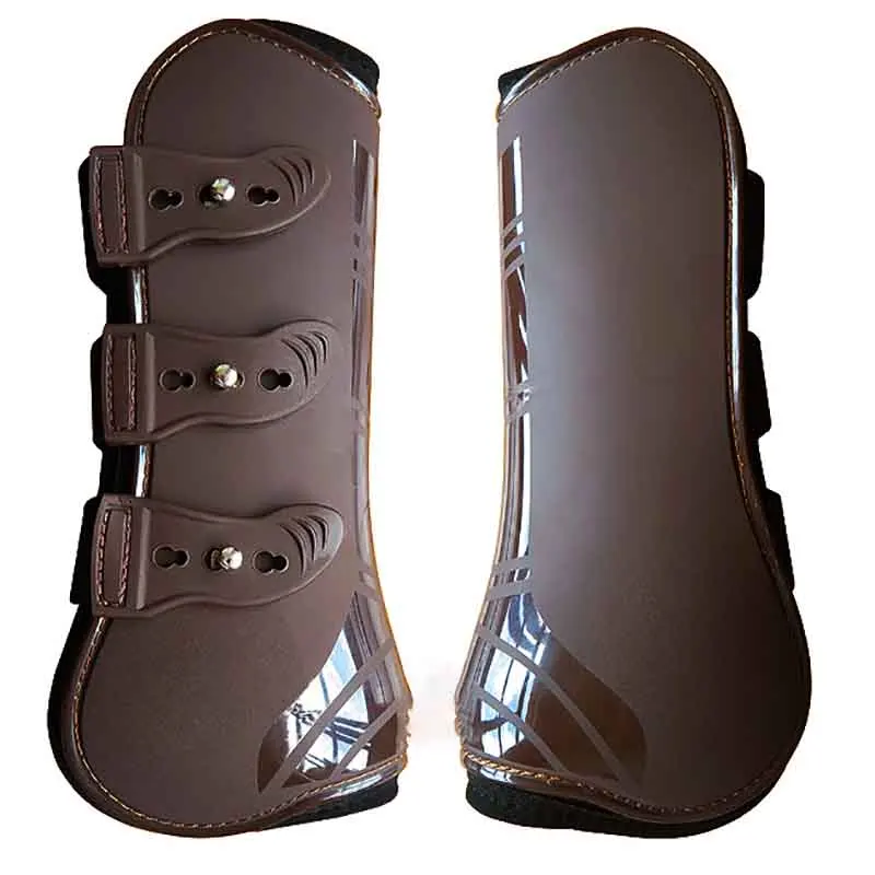 Horse Leggings PU And Neopreen Leg Protector Harness Equestrian Horse