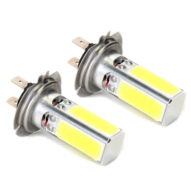 2 x H7 4LED COB 10W Автомобильный светильник лампа-белый