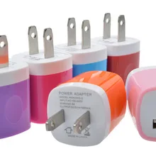 CE сертифицированный 1000 MAH США USB настенное зарядное устройство адаптер питания для iPhone 5S 4 4s 3GS 3 iPod