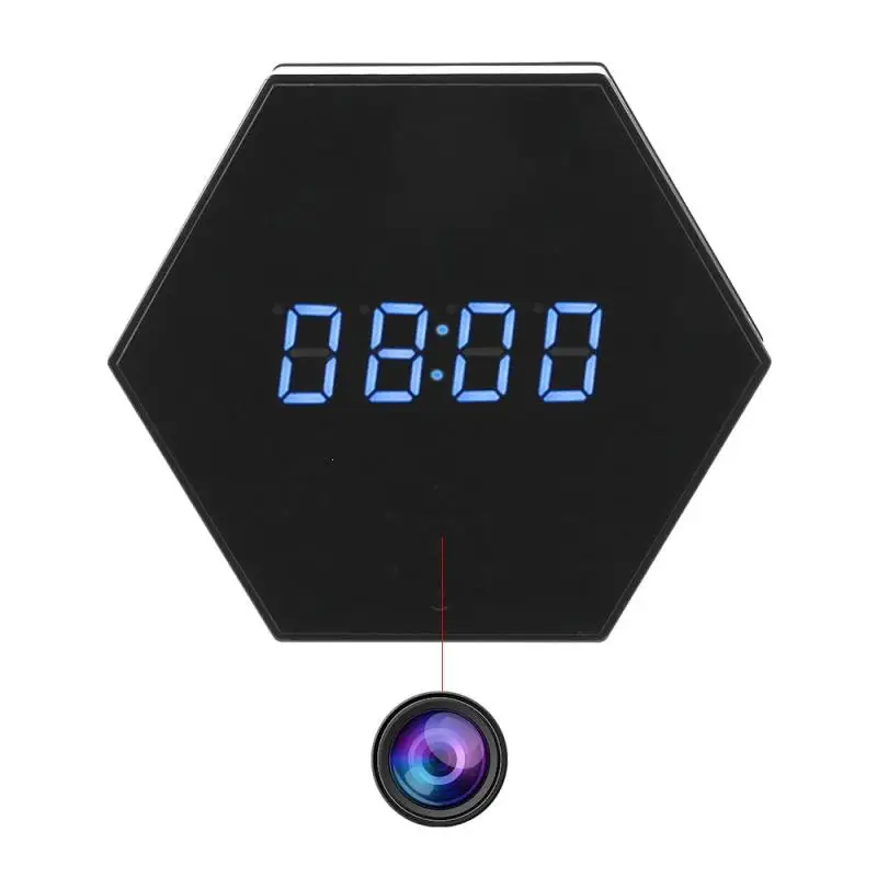 Camera Alarm Clock 1080P Hd P2P Camera Security Monitor Camera App Ir