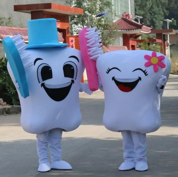 

Factory direct EVA Material tooth Mascot Costume Cartoon Apparel Dental health advertisements and publicity