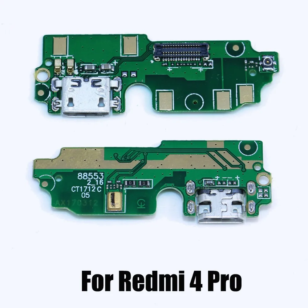 YuXi 2 шт. для Redmi 4 Pro USB порт зарядное устройство док станция разъем гибкий кабель