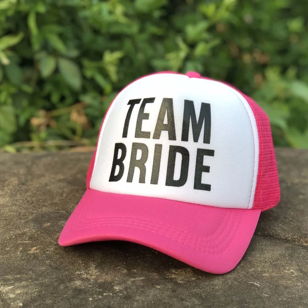 2019Snapback шляпы для женщин невесты водителя грузовика шляпа неоновая Невеста сетка