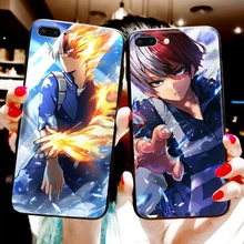My Hero Academy аниме Todoroki BNHA Coque чехол для телефона чехол для iPhone XS MAX XR X 8Plus 8 7Plus 7 6s Plus 6s 6Plus 6 5