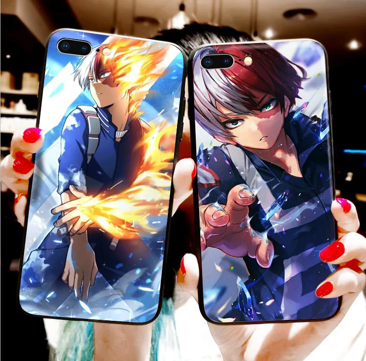 Чехол для телефона My Hero Academia аниме Todoroki BNHA чехол iPhone XS MAX XR X 8Plus 8 7Plus 7 6s Plus 6Plus 6