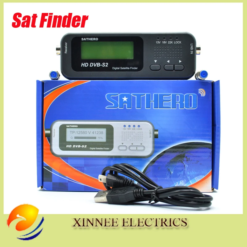 Оригинальный Sathero SH-100HD карманный цифровой спутниковый Finder измеритель HD сигнала