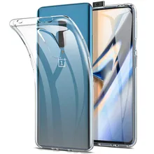 For OnePlus 7 Pro Clear TPU Case 1 MM Ultra Thin Transparent Back Cover Soft Silicone Phone Case For One Plus 7 Slim Funda Capa