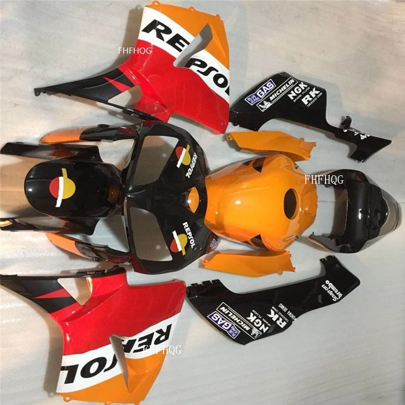 ABS впрыски обтекатели комплект для Honda CBR 600RR 2005 2006 черные мотоциклетные Обтекатели CBR600RR 2005 2006 пользовательские Cowling