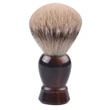 Черепаха в виде ракушки Ручка Кисть из серебристого барсучьего волоса узел для волос мужские щетки для бритья Бритье бороды щетка