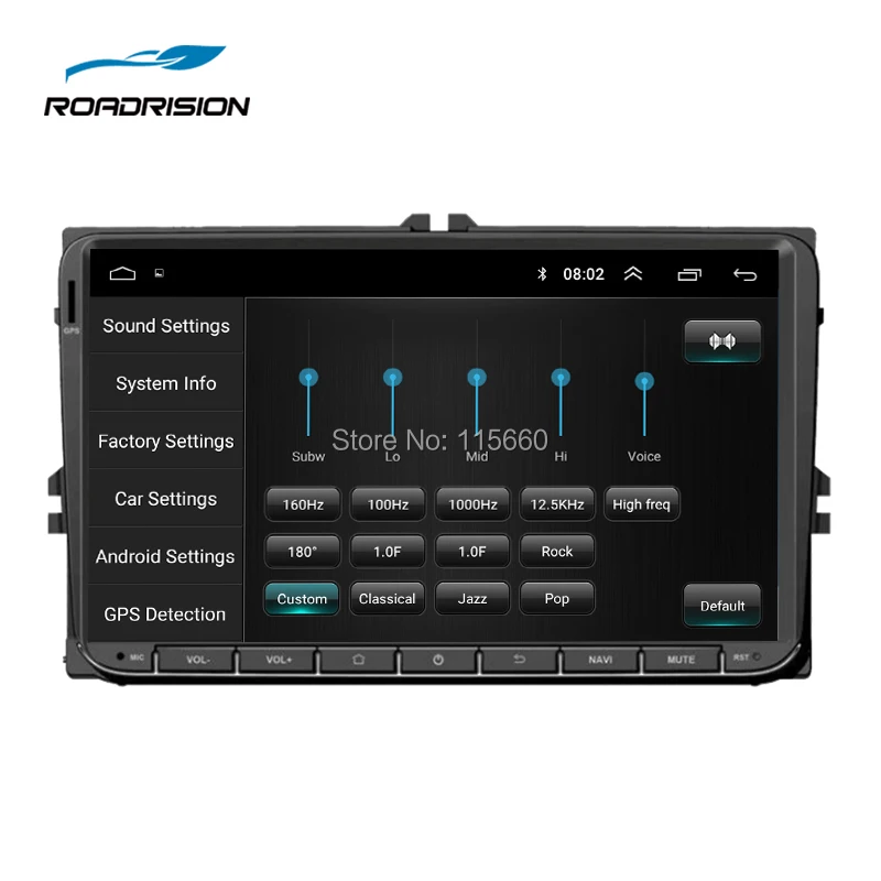 RoadRision 9inchs Car Multimedia Player Stereo Headunit for VW Volkswagen models Ultra thin Panel design 5