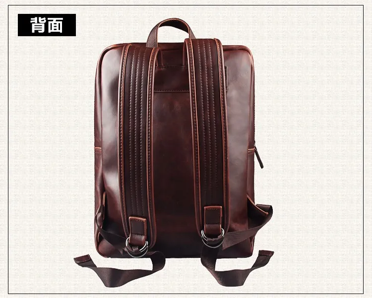 X-онлайн Горячая хорошего качества, мужские винтажные рюкзаки коричневая мужская кожаная сумка