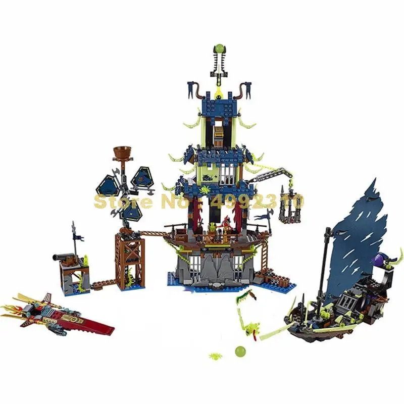 

10401 1069pcs ninja city of stiix masters spinjitzu bela 70732 building block 8 figures Bricks Toy