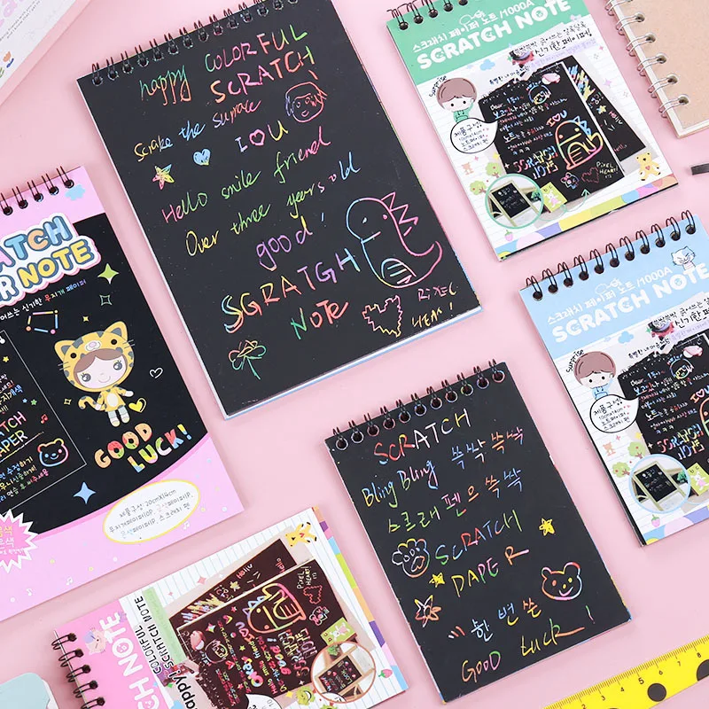 

Amazing Drawing Board Paper Scraping Painting Children Kids Learning Drawing Education Toys Scratch Cartoon Magic Colorful Toys