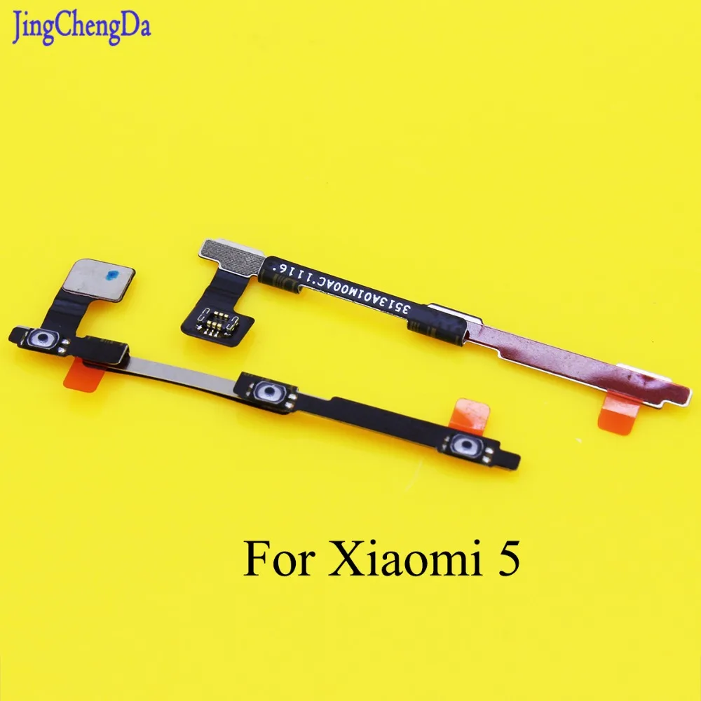 

JCD Volume Button Flex Cable For Xiaomi 5 Mi5 m5 mi5 Switch Connector On Off Button Cable Ribbon