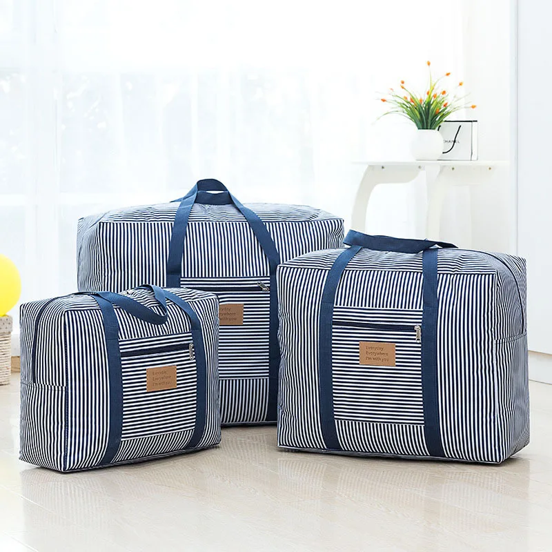 

Portable Travel Clothes Storage Bag Organizer Luggage Bag Folding Wardrobe Tidy Organizer For Bedding Duvet Quilt Blanket Pillow