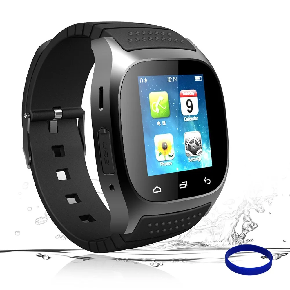

Smart Watch Bluetooth, Smartwatch Smart Wrist Phone Watch Touch Screen Fitness Tracker Pedometer Sleep Monitor for android